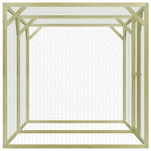 Load image into Gallery viewer, vidaXL Kanahäkki 1,5x3x1,5 m kyllästetty mänty