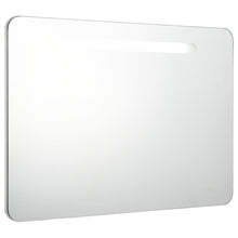 Load image into Gallery viewer, vidaXL LED kylpyhuoneen peilikaappi 80x11x55 cm