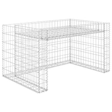 Load image into Gallery viewer, vidaXL Lawn Mower Garage with Raised Bed 43.3"x31.5"x23.6" Steel Wire