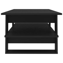 Load image into Gallery viewer, vidaXL Coffee Table Black 43.3"x21.6"x16.5" Chipboard