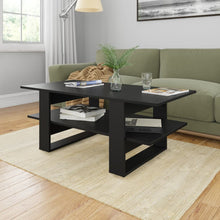 Load image into Gallery viewer, vidaXL Coffee Table Black 43.3"x21.6"x16.5" Chipboard