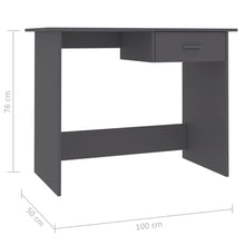 Load image into Gallery viewer, vidaXL Desk Gray 39.4"x19.7"x29.9" Chipboard