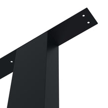 Load image into Gallery viewer, vidaXL Ruokapöydän jalat 2 kpl H-runko 70x72 cm