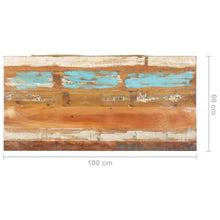 Load image into Gallery viewer, vidaXL Suorakulmainen pöytälevy 60x100 cm 25-27 mm täysi kierrätyspuu