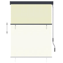 Load image into Gallery viewer, vidaXL Outdoor Roller Blind 47.2"x98.4" Cream