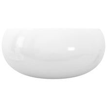 Load image into Gallery viewer, vidaXL Basin Round Ceramic White 15.7"x5.9"