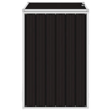 Load image into Gallery viewer, vidaXL Roskavaja ruskea 72x81x121 cm teräs