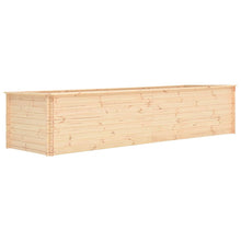 Load image into Gallery viewer, vidaXL Korotettu kukkalaatikko 450x100x80,5 cm mänty 19 mm