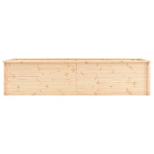 Load image into Gallery viewer, vidaXL Korotettu kukkalaatikko 450x100x80,5 cm mänty 19 mm