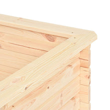 Load image into Gallery viewer, vidaXL Korotettu kukkalaatikko 450x100x80,5 cm mänty 19 mm