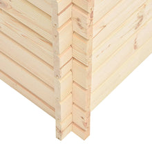 Load image into Gallery viewer, vidaXL Korotettu kukkalaatikko 450x100x80,5 cm mänty 19 mm