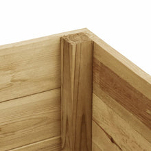 Load image into Gallery viewer, vidaXL Korotettu kukkalaatikko 100x50x97 cm kyllästetty mänty