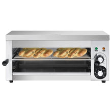 Load image into Gallery viewer, vidaXL Gastronorm Salamander sähkögrilli 2 500 W ruostumaton teräs