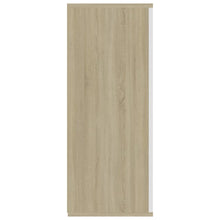 Load image into Gallery viewer, vidaXL Sideboard White and Sonoma Oak 41.3"x11.8"x29.5"Chipboard