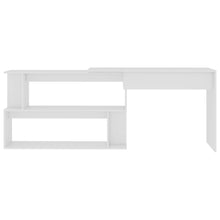 Load image into Gallery viewer, vidaXL Corner Desk White 47.2"x19.7"x29.9" Chipboard