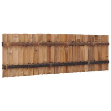 Load image into Gallery viewer, vidaXL Puutarhan aitapaneeli bambu 170x50 cm tummanruskea