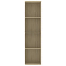 Load image into Gallery viewer, vidaXL Book Cabinet Sonoma Oak 15.7"x11.8"x59.6" Chipboard