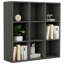 Load image into Gallery viewer, vidaXL Book Cabinet Gray 38.6"x11.8"x38.6" Chipboard