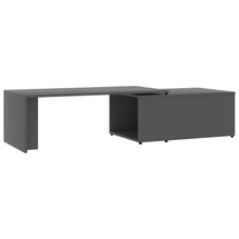Load image into Gallery viewer, vidaXL Coffee Table Gray 59.1"x19.7"x13.8" Chipboard