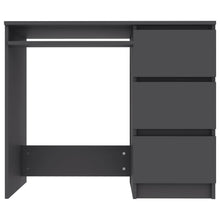 Load image into Gallery viewer, vidaXL Desk Gray 35.4"x17.7"x29.9" Chipboard