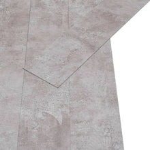 Load image into Gallery viewer, vidaXL PVC-lattialankut 5,02 m² 2 mm itseliimautuva maanharmaa
