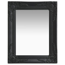 Load image into Gallery viewer, vidaXL Wall Mirror Baroque Style19.7"x15.7" Black