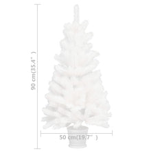 Load image into Gallery viewer, vidaXL Artificial Christmas Tree Lifelike Needles White 35.4"
