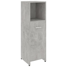 Load image into Gallery viewer, vidaXL Bathroom Cabinet Concrete Gray 11.8"x11.8"x37.4" Chipboard