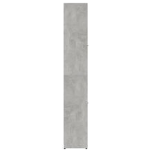 Load image into Gallery viewer, vidaXL Bathroom Cabinet Concrete Gray 11.8"x11.8"x72.2" Chipboard