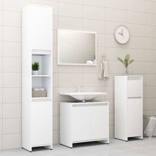 Load image into Gallery viewer, vidaXL Bathroom Cabinet White 23.6"x13"x22.8" Chipboard