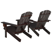 Load image into Gallery viewer, vidaXL Adirondack-puutarhatuoli täysi kuusi ruskea