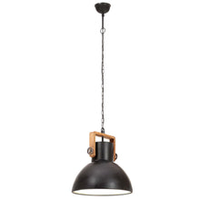 Load image into Gallery viewer, vidaXL Teollistyylinen riippuvalaisin 25 W musta pyöreä 40 cm E27