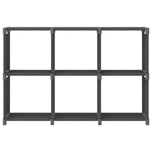 Load image into Gallery viewer, vidaXL 6 kuution esittelyhylly harmaa 103x30x72,5 cm kangas