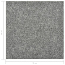 Load image into Gallery viewer, vidaXL Tekstiililaatta 20 kpl 5 m² vaaleanharmaa