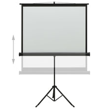Load image into Gallery viewer, vidaXL Valkokangas jalustalla 48" 1:1