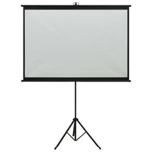 Load image into Gallery viewer, vidaXL Valkokangas jalustalla 63" 1:1