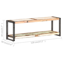 Load image into Gallery viewer, vidaXL TV Cabinet 47.2"x11.8"x15.7" Solid Reclaimed Wood