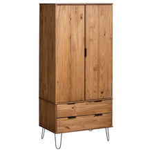 Load image into Gallery viewer, vidaXL Wardrobe "New York Range" Light Wood Solid Pine Wood