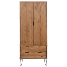 Load image into Gallery viewer, vidaXL Wardrobe "New York Range" Light Wood Solid Pine Wood
