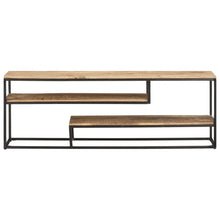 Load image into Gallery viewer, vidaXL TV-taso 130x30x45 cm karkea mangopuu