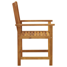 Load image into Gallery viewer, vidaXL Director's Chairs 4 pcs Solid Acacia Wood