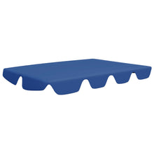 Load image into Gallery viewer, vidaXL Replacement Canopy for Garden Swing Blue 74"/66.1"x43.3"/57.1"