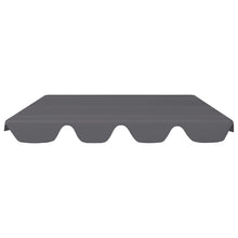 Load image into Gallery viewer, vidaXL Replacement Canopy for Garden Swing Anthracite 59.1"/51.8"x27.6"/41.3"