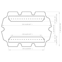 Load image into Gallery viewer, vidaXL Replacement Canopy for Garden Swing Anthracite 59.1"/51.8"x27.6"/41.3"