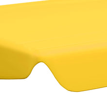 Load image into Gallery viewer, vidaXL Replacement Canopy for Garden Swing Yellow 59.1"/51.8"x27.6"/41.3"