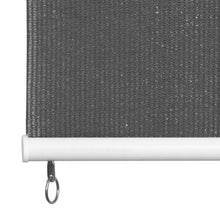 Load image into Gallery viewer, vidaXL Rullaverho ulkotiloihin 120x230 cm antrasiitti