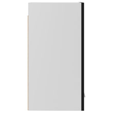 Load image into Gallery viewer, vidaXL Seinäkaappi korkeakiilto musta 29,5x31x60 cm lastulevy