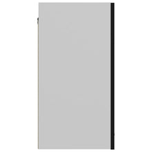 Load image into Gallery viewer, vidaXL Seinäkaappi musta 60x31x60 cm lastulevy
