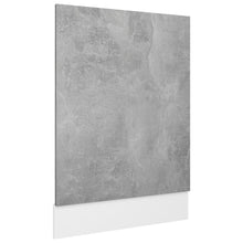 Load image into Gallery viewer, vidaXL Astianpesukoneen paneeli betoninharmaa 45x3x67 cm lastulevy