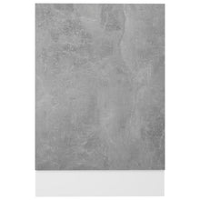 Load image into Gallery viewer, vidaXL Astianpesukoneen paneeli betoninharmaa 45x3x67 cm lastulevy
